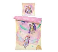Unicorn Academy Parure de lit 2 pièces en microfibre pour fille 135 x 200