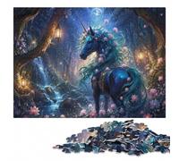 Unicorn and Magic Forest Puzzle en Bois 500 pièces, Passe-Temps Adulte | Cadeau puzzle - repérage visuel pour garder le montage organisé en intérieur.