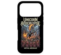 Unicorn Apocalypse Metal Messiah Robot Cheval & Démons Coque pour iPhone 17 Pro