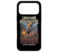 Unicorn Apocalypse Metal Messiah Robot Cheval & Démons Coque pour iPhone 17 Pro Max