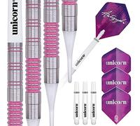 Unicorn Autograph 80% Tungsten Soft Tip Fléchettes Femme, Blanc, 19G