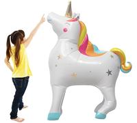 Unicorn Balloon 4D Standing Rainbow Balloon Kids Birthday Decoration Foil Unicorn Balloon Girl Birthday Decoration Xxl Airwalker Balloons Animals With Legs