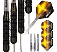 Unicorn Brass Fléchettes Homme, Noir, 27G
