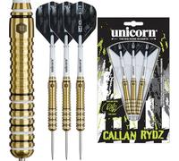 Unicorn Callan Rydz Pro Player Jeu de fléchettes avec Pointe en Acier et Corps en Laiton et ailettes Ultrafly Big Wing 24 g