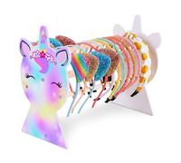 Unicorn Castle Support de Bandeau pour Filles Avec Motif de Licorne Organisateur de Cheveux