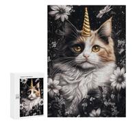 Unicorn Cat Fantasy Art Puzzle 1000 Pièces Educa Jouet en Bois Cadeau Unique Décoration Intérieure Jeu Éducatif Challenge Toy Adultes Et Enfants À Partir De 14 Ans 300 PCS