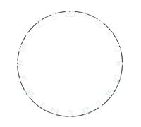 Unicorn Cible de fléchettes avec Chiffres Blancs Ultra-Visibles 30% Plus Grands, métal