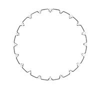 Unicorn Cible de fléchettes numérotées | Eclipse Ultra Visible | Métal | Clarté et Mise au Point ultimes | Chiffres Blancs horizontaux