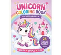 Unicorn Coloring Book for Toddlers: 25 Printable Coloring Pages