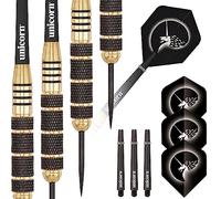 Unicorn Core Plus Brass Fléchettes en Acier. Mixte, Or, 21 g