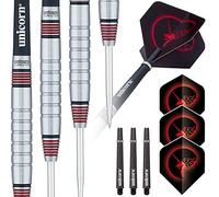 Unicorn Core Plus Series Style 2 Jeu de fléchettes en tungstène avec Pointe en Acier 26 g