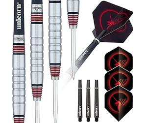 Unicorn Core Plus Series Style 2 Jeu de fléchettes en tungstène avec Pointe en Acier