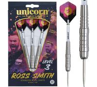 Unicorn Darts Steel Tip Darts Set Level 3 Ross Smudger Smith Natural Stainless Steel Barrels - Taille unique Unisex