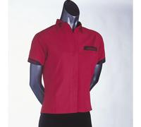 Unicorn Darts Teknik Darts Shirt Rouge/Noir 16 (XL) Female