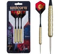 Unicorn Darts Unicorn Steel Tip Darts Set Level 1 Brass Plated Steel Barrels Knurled Grip - Taille unique Unisex