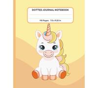 Unicorn Dotted Grid Notebook for Kids: 1cm x 1cm Square Dot Graph Paper | Cute Unicorn Composition Note Book for Girls | Perfect for Journal, Art, School Student Exercise or Homework Book