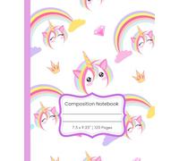 Unicorn Dreams Composition Notebook: Fun and Inspiring Cover for School, Homework, and Magical Thinking | 120 Pages | 7.5 x 9.25 inches