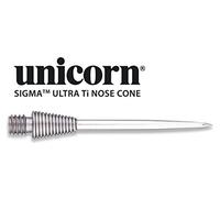 Unicorn Embouts à vis Sigma Ultra LP Grip 28 mm Argent 3 pièces