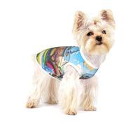 Unicorn Fairy Tale Gilet pour chien en coton respirant confortable et élégant Taille L