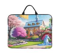 Unicorn Fairy Tale Sac pour ordinateur portable 14" avec doublure antichoc et design portable, adapté pour un usage professionnel et quotidien.