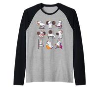 Unicorn Fitness Workout Gym Strength Exercise Manche Raglan