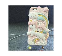 (Unicorn,For iphone 7)Jolie housse étui en silicone souple Cartoon Bow My Melody pour 6 6s 7 Plus