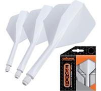 Unicorn Forge Ailettes de fléchettes Unisexe, Blanc, M