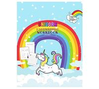 Unicorn Handwriting Workbook For Kids: Unicorn Handwriting Practice Paper Letter Tracing Workbook For Kids - Unicorn Letters Writing - Kindergarten Writing Paper - Printing Practice Handwriting Workbo