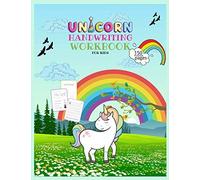 Unicorn Handwriting Workbook For Kids: Unicorn Handwriting Practice Paper Letter Tracing Workbook For Kids - Unicorn Letters Writing - Kindergarten Writing Paper - Handwriting Printing Workbook - Prin