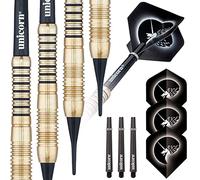 Unicorn Jeu de fléchettes | Corps en Laiton | Style 2 | Pointe Souple |