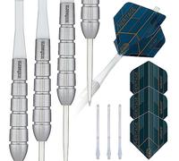 Unicorn Jeu de fléchettes Professionnelles à Pointe en Acier | Gamme Heritage Chris Lazarenko 1983 | Corps en tungstène 90% Naturel avec Logo U gravé au Laser | 24 g