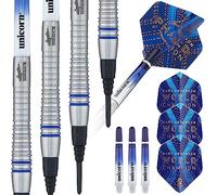 Unicorn Jeu de fléchettes Professionnelles à Pointe Souple | Gary Anderson Phase 6 Champion du Monde | Barils en tungstène 70% Naturel et Pointes épiques | 20 g