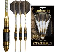 Unicorn John Lowe Phase 4 Corps 90 % tungstène avec revêtement PVD bicolore noir et doré 21 g