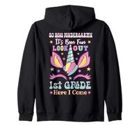 Unicorn Kindergarten Graduation Hello 1st Grade Last Day Sweat à Capuche