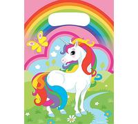 Amscan Sachets plastique Licorne Rose – 8 pièces