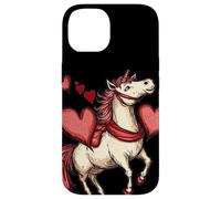 Unicorn Love Story pour un look amusant de Saint-Valentin Coque pour iPhone 14