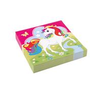 Amscan 20 Serviettes Licorne Multicolore