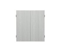 Unicorn Maestro Armoire pour Cible de fléchettes | Étui carré Compact | Tableau Noir Facile à Nettoyer | Effet Bois placage Gris