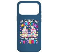 Unicorn Mom & Dad Birthday Gnomes for Girls Who Born in June Coque pour iPhone 17 Pro Max
