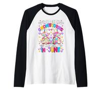 Unicorn Mom & Dad Birthday Gnomes for Girls Who Born in June Manche Raglan