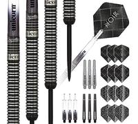 Unicorn dard flèches Black Noir Gary Anderson 90% poids 21 Noir