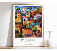 Unicorn Posters - Affiche Palestine A5 - Décoration murale inspirante et motivante pour la vie quotidienne - Citation encourageante de Palestine - Pour la maison ou le bureau