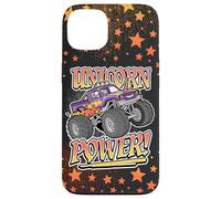 Unicorn Power Sparkly Purple Monster Truck Off-Roading Coque pour iPhone 13