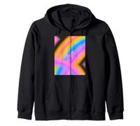 Unicorn Rainbow Aesthetic Nostalgic Aura 80s Inspired VTG Sweat à Capuche