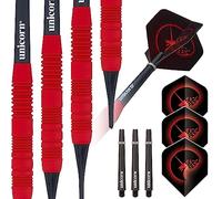 Unicorn Rouge Core Plus Fléchettes à Pointe Souple en Laiton Unisexe, 16 g