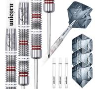 Unicorn Silver Star 80% Tungsten James Wade Fléchettes Homme, 24 g