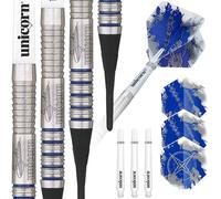 Unicorn Star Gary Anderson Soft Tip Fléchettes Homme, Silver, Size 17G/44.96 mm