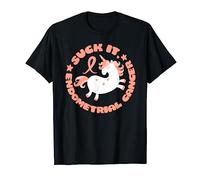 Unicorn Suck It Cancer de l'endomètre T-Shirt