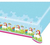 Amscan Nappe Licorne 120 x 180 cm Bleu