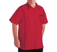 Unicorn Teknik Chemise pour Jeu de fléchettes pour Homme Multicolore Rouge/Noir Large